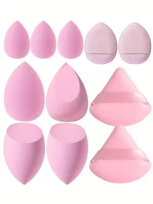 11 stk Makeup Svamp & Puff Kit