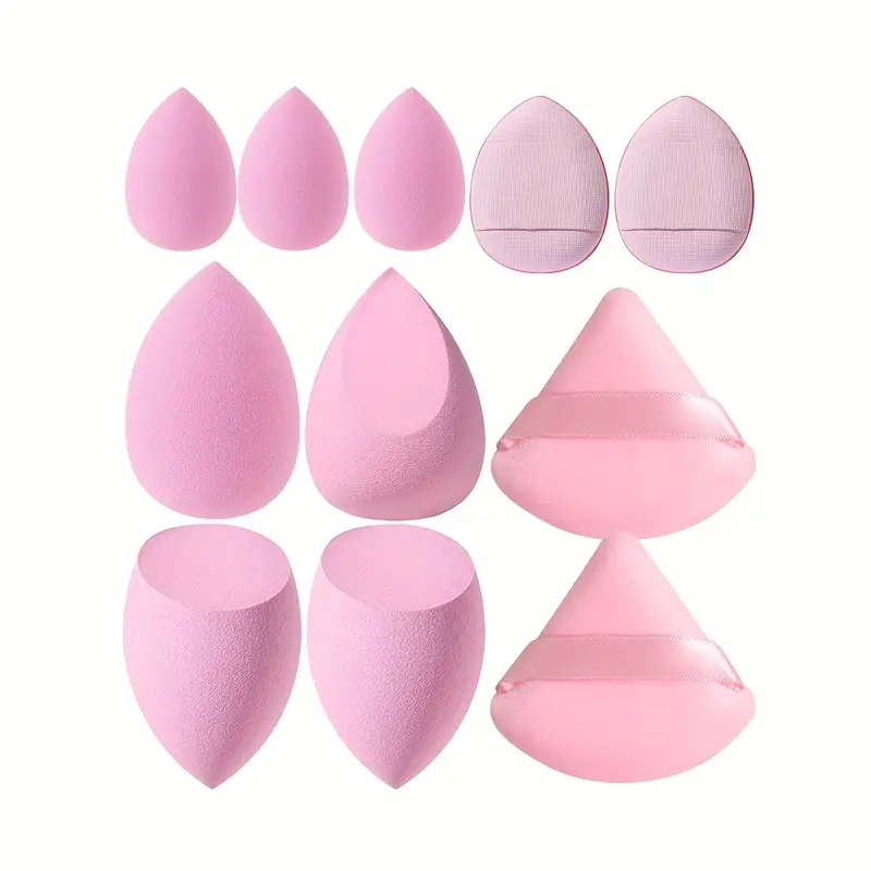 11 stk Makeup Svamp & Puff Kit