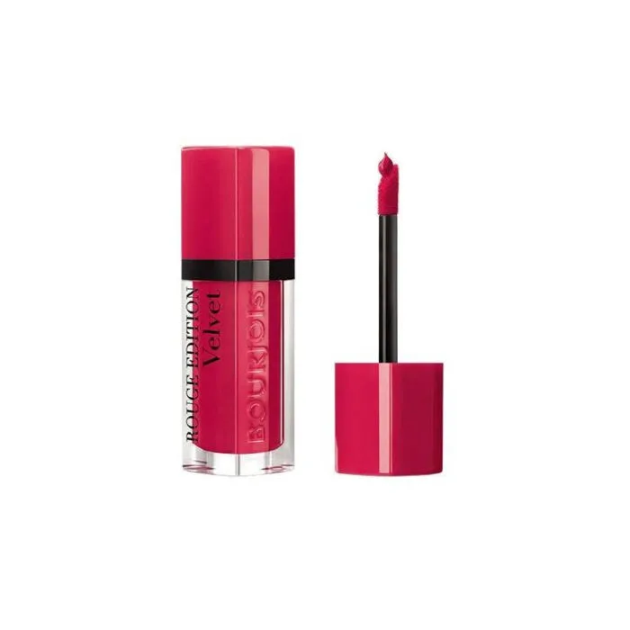 Bourjois Rouge Edition Velvet Liquid Lipstick 13 Fu(N)Chsia Pinks