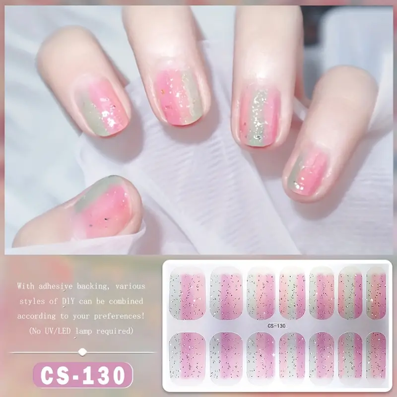 Cute Gel Nail Stickers Self-adhesive 130