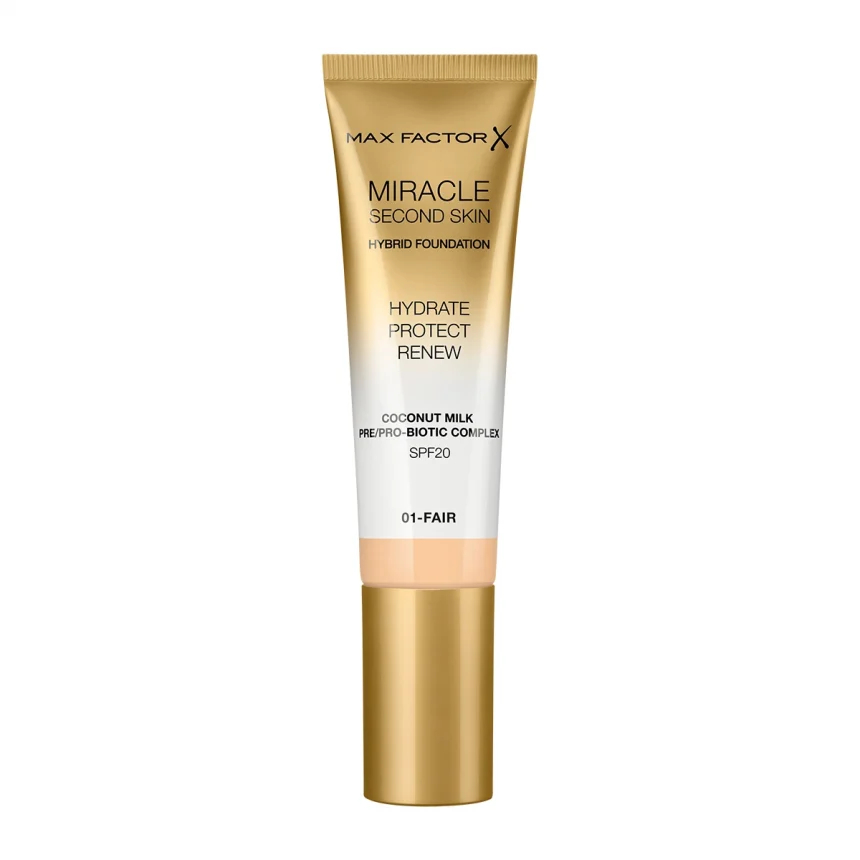 Max Factor Miracle Touch Second Skin Foundation 01 Fair