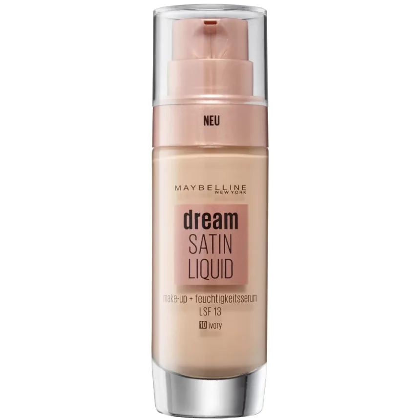 Maybelline Dream Satin Liquid Foundation 10 Ivory