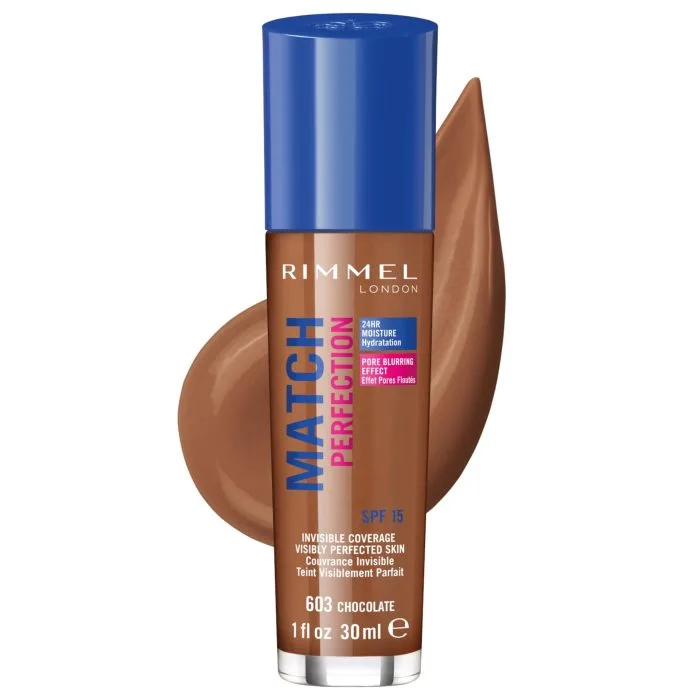 Rimmel London Match Perfection Foundation 601 Soft Chocolate