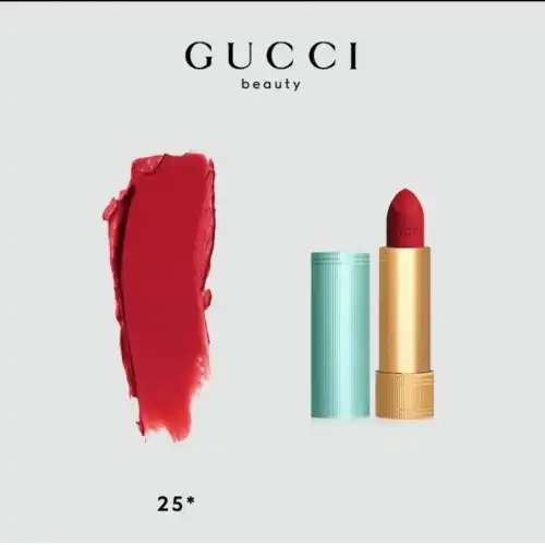 Gucci Rouge à Lèvres Mat Lipstick 25 Goldie Red Limited Edition