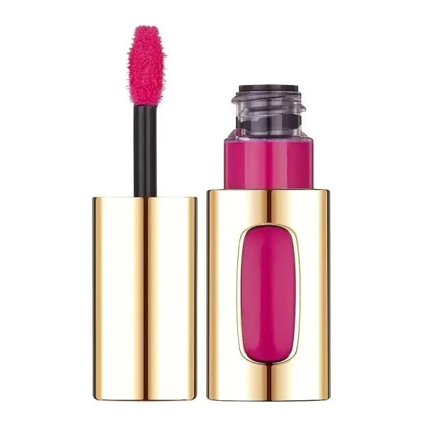 L'oreal Extraordinaire liquid lipstick 401 Fuschia Drama