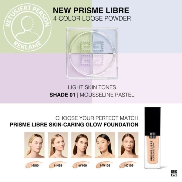 Givenchy Prisme Libre Mat-finish Enhanced Radiance Loose Powder 1 Mousseline Pastel 12g
