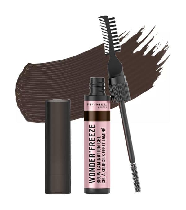 Rimmel Wonder Freeze Brow Lamination Gel 004 Deep Brown