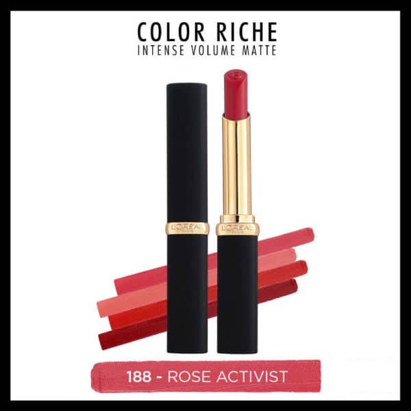 L’Oreal Paris Color Riche Intense Volume Matte Lipstick 188 Rose Activist