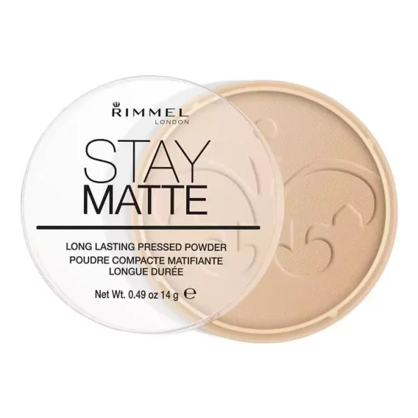 Rimmel London Stay Matte Long Lasting Pressed Powder 001 Transparent